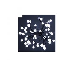 Fomax Suspension à 54 LED Clignotantes - Blanc