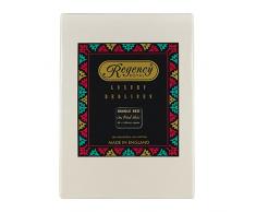 Regency Royal Drap-Housse pour lit Simple Motif, Ivoire, Simple