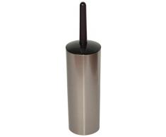 Opportunity 42PLT153131 Balai de Toilette, Plastique, Argent, 10 x 10 x 40 cm