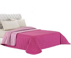 Elegant couette dété lilas/fuchsia, single, 1 Place
