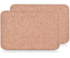 Zeller 02300 Dessous de plat en liège, 30 x 20 cm, 2 pièces