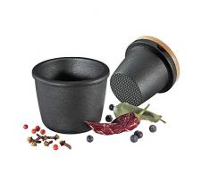 Zassenhaus 76080 Mortier à épices, Plastique, Noir, 9 x 12 x 16 cm