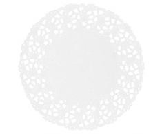 Garcia de Pou 250 unité Ronde napperons, Papier, Blanc, 9 x 30 x 30 cm