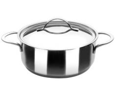 Ibili 605018 Noah Faitout avec couvercle Inox 18 cm