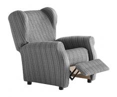Martina Home Mejico Housse de Fauteuil élastique Relax 32x42x8 cm Gris