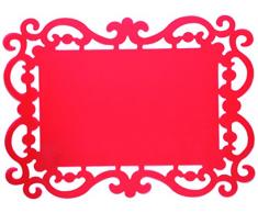 BITOSSI HOME BEF 31 Lot de 12 Sets de Table, 44x32cm, Rouge