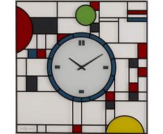 NeXtime 3100 Frank Horloge Verre Multicolore 43 x 43 x 3,5 cm