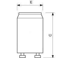 Philips Ampoule Tube Fluorescent Starter Culot S10 65 Watts