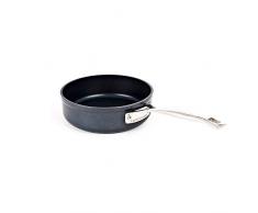 Le Creuset, Sauteuse Ã Bord Droit Anti-AdhÃ©rente, Ã 20 cm, Sans PFOA, Compatible avec Toutes Sources de Chaleur (y Compris Induction), Anthracite/ArgentÃ©