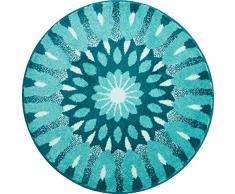 Grund Temple of The Soul Tapis de Bain, Polyacrylique Supersoft, Turquoise, 100 cm