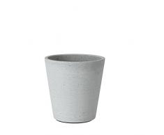 blomus Coluna Pot de Fleurs Gris Clair à 14 cm H 14,5 cm à 14 cm
