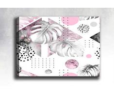 Bonamaison Peinture sur toile, multicolore, 40 x 60 cm - Conçu et fabriqué en Turquie