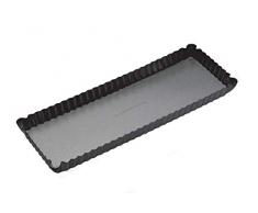 Kitchen Craft KCMCHB86 Master Class Moule à Tarte, Acier au Carbone, Gris, 32 x 32 x 22 cm