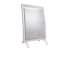 Domo DO-7317M Chauffage Panneau avec Porte-Serviettes Mica Blanc