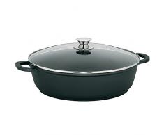 kela 11555 Poêle Kerros 36cm en Fonte daluminium, Cast, Noir, 36 cm