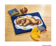 Kit tapis au point nouÃ© Un ours dormant