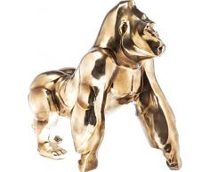 Kare Figurine 38564Â Proud Gorilla Accessoires, polyrÃ©sine, Or, 27Â x 50Â x 60Â cm