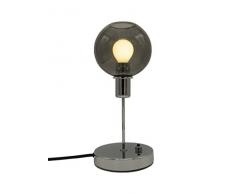 SP Light and Design Diva Shirley Verre R, Structure chromée Lampe de table 4 W, Gris