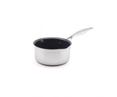 GreenPan Venice Bi-Ply 14 cm Casserole avec 2 Becs Verseurs, 100% Sans PFOA/PFA, Revêtement Antiadhésif Sain en Céramique, Pour Induction/Four/Lave-Vaiselle, Acier Inoxydable