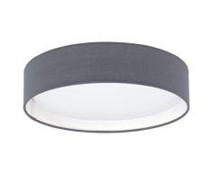 EGLO 31592 Plafonnier, Différents matériaux, Integriert, Gris, Blanc