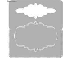 Rayher 59877000 Matrice de Découpe¯: Table Place Card Métal Gris 1.7 x 1.3 x 0 1 cm