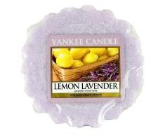 YANKEE CANDLE Citron Lavande Tartelette de Cire Fondue, Plastique, Violet