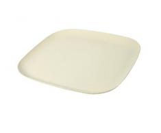 Ambiance Nature 510337 Assiette de PrÃ©sentation Fibre de Bambou CrÃ¨me