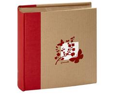 Panodia 271297 Greenearth Album Photos Pochettes 200 Vues 11,5X15 cm Rouge Papier Kraft 5x23,6x24,5 cm