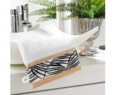 douceur dinterieur ORBELLA 2 GANTS DE TOILETTE, Blanc, 15 x 21 CM