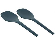 BIOBU by EKOBO 36325Â Gusto Duo Couverts Ã Salade 27Â x 7,7Â x 1Â cm Blue Abyss