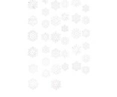amscan Guirlande de 2,1 m avec Motif Flocons de Neige