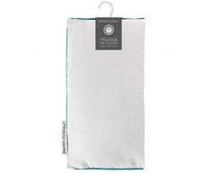 coton dintÃ©rieur housse de coussin 60x60 cm coton panama blanc/bleu