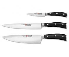 WÃ¼sthof TR9601 Classic Ikon Coffret 3 Couteaux de Cuisine Noir