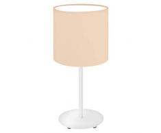 EGLO 97565 Lampe de table, Acier, E27, 60 W, Weiss