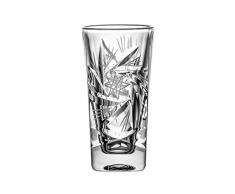 Crystelle aljulia 2289 Vodka Verre Cristal, 50 ML, 6 unités, 4 x 4 x 8,5 cm