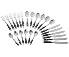 Esmeyer 229-080 / Nostalgie Service de couverts 24 piÃ¨ces Acier 18/0 / Noir