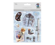 Everyday Stickers 3D multi-couches de haute qualité pour décoration de cartes de vÅux, scrapbooking et autres travaux manuels