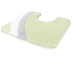 Kleine Wolke 4048635129 Cadiz Tapis de Bain WC Contour Polyacrylique Filé Vert Fougère 55 x 55 x 0,3 cm
