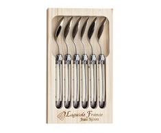 Le coffret de 6 cuilleres a cafe Laguiole ivoire