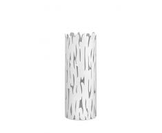 Alessi Bm05 W Barkvase Vase en Acier ColorÃ© Ã la RÃ©sine Au Ãpoxyde, Blanc, RÃ©cipient en Verre