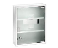 Wenko 22924100 Armoire, Argent Brillant, 30 x 40 x 12