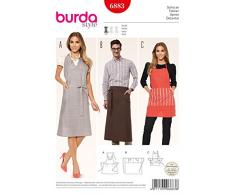 Burda B6883 Patron de Couture Tablier 19 x 13 cm