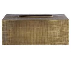 Premier Housewares Boîte à mouchoirs, Doré