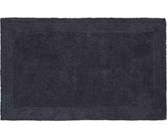 Grund Luxor Tapis de Bain, Coton Organique, Anthracite, 60x100 cm