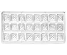 Ibili 799401 Conico Cuadrado Moule pralinÃ© Polycarbonate Clair 30 x 14 x 2 cm