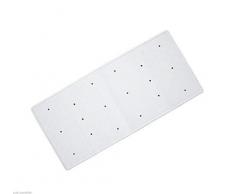 Posh Porschey Blue Canyon Tapis de Bain antidÃ©rapant en Caoutchouc avec Ventouse Blanc 90 cm