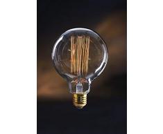 Ampoule à filament globe 30 mm dimmable E27 60 W modèle Swan
