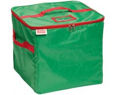 Sac de rangement de décorations de Noël avec plateaux, pour 48 boules de Noël