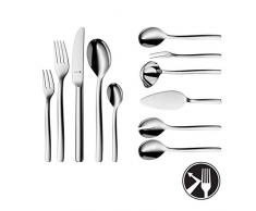 WMF 1106006342 Set de 66 Couteaux Monobloc, Acier Inoxydable, Argent, 49 x 39 x 10 cm