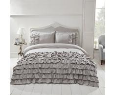 Rapport Parure de lit Flamenco, Gris, Gris, Double